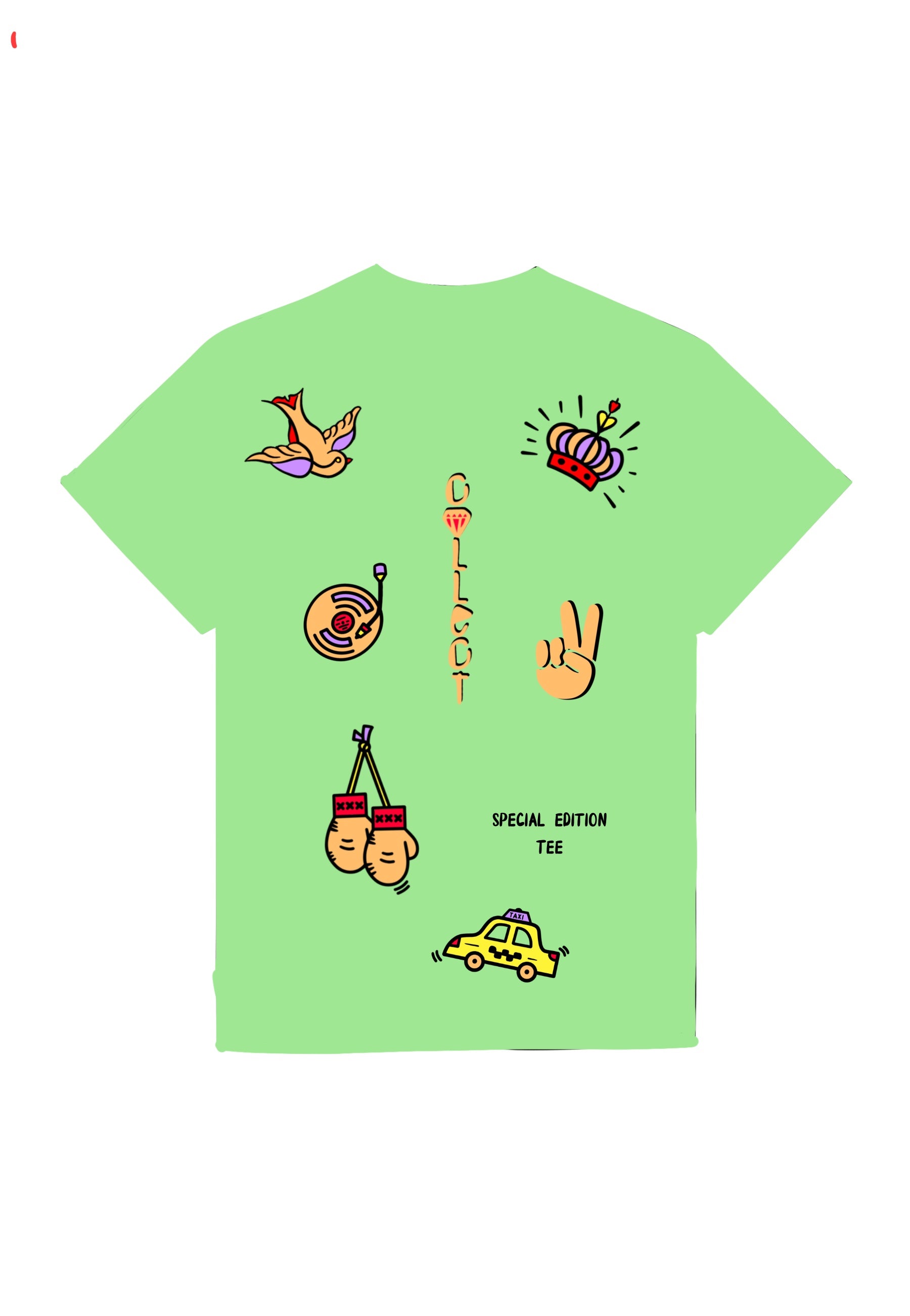 Special Edition Oversized T-shirt (1/100) Mint Green